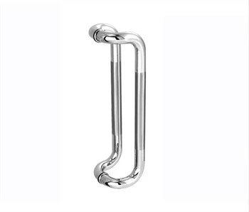 Glass Mounted Offset Pull Handles