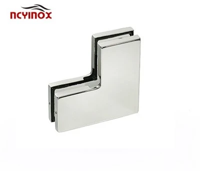 10-12mm Glass Stainless Steel Frameless Door Glass Patch Fitting For Glass