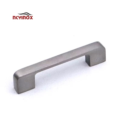 Silver Sanding Modern Furniture Hardware Popular Cabinet Pull Handle