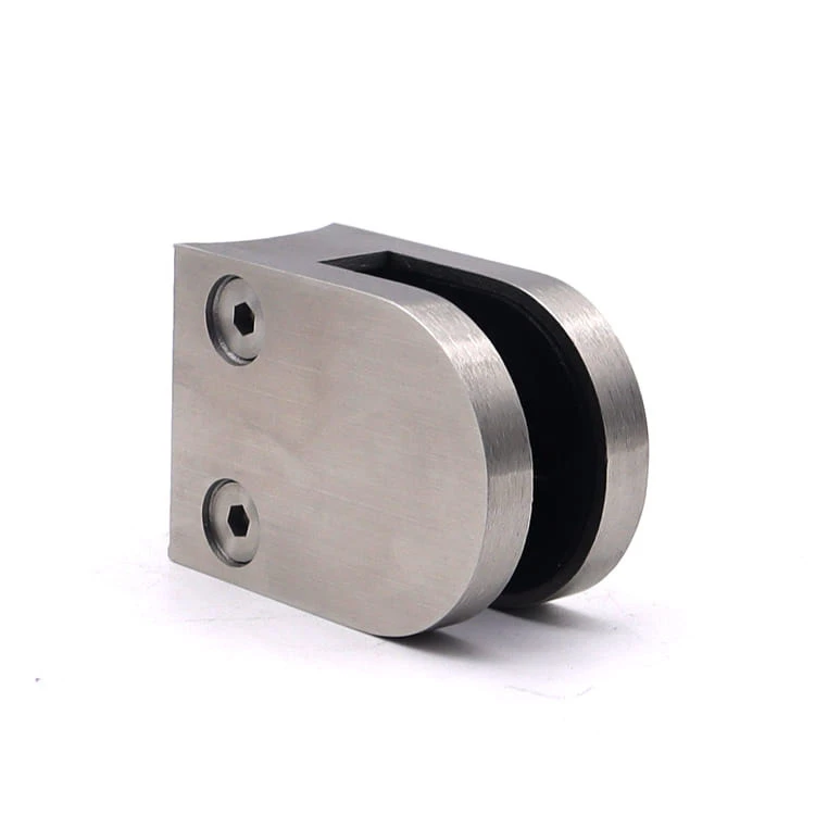 Stainless Steel Staircase Railing Glass Clamp