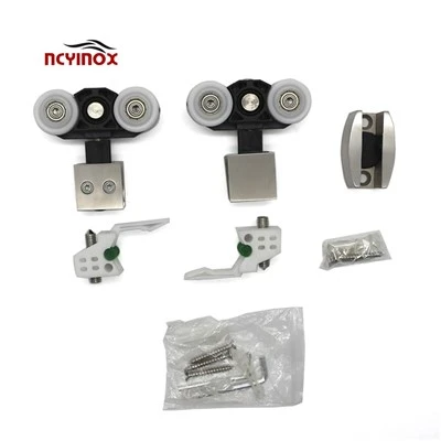 Tempered Glass Sliding Door Hanger Roller Hanging Wheels Door Roller Wheel