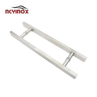 Model JM-708B Stainless Steel Glass Door Handle