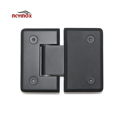 180 Degree Stainless Steel Black Shower Glass Door Hinge